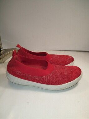 FitFlop Uberknit Slip On Ballet Flats Shoes Women's sz 8.5.